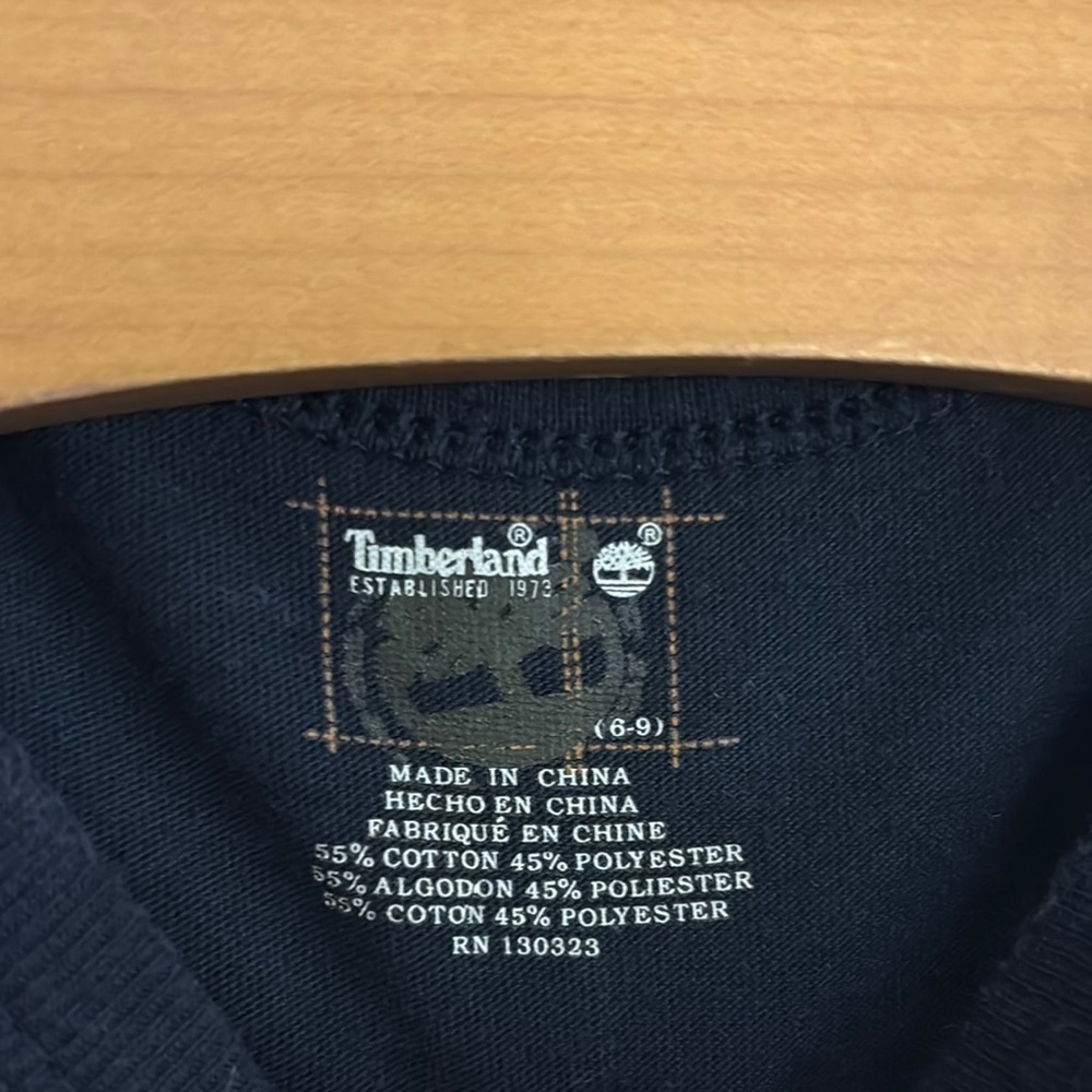Timberland Blue Bodysuit Soft Cotton One Piece - Picture 2 of 3